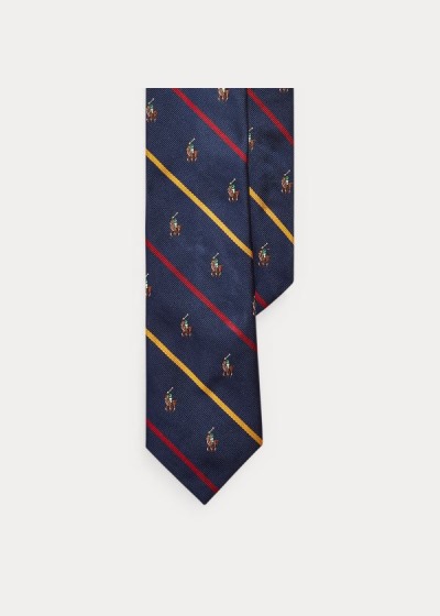 Men's Polo Ralph Lauren Polo Player Silk Narrow Ties | 130427RQE